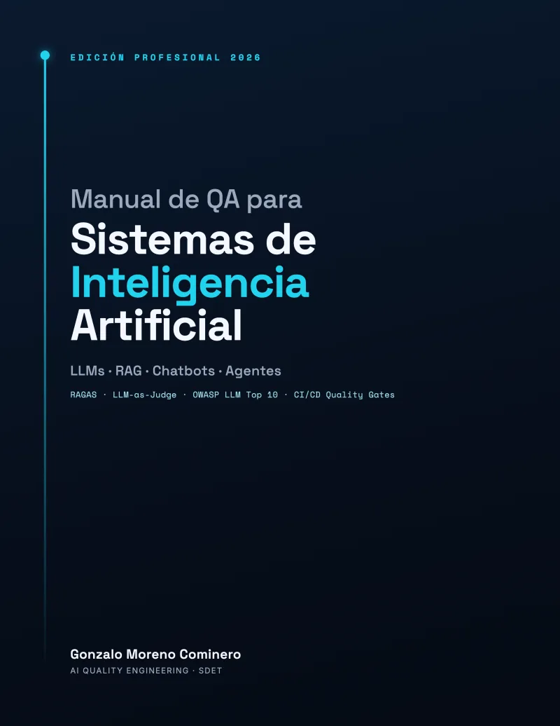 Portada del Manual de QA para Sistemas de Inteligencia Artificial